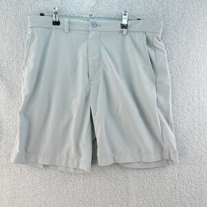 Vineyard Vines Breaker Shorts Men's‎ 33 Golf Casual Khaki Whale Logo Performance